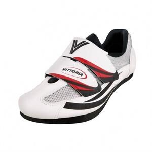 NEW VITTORIA kids junior cycling shoes in white